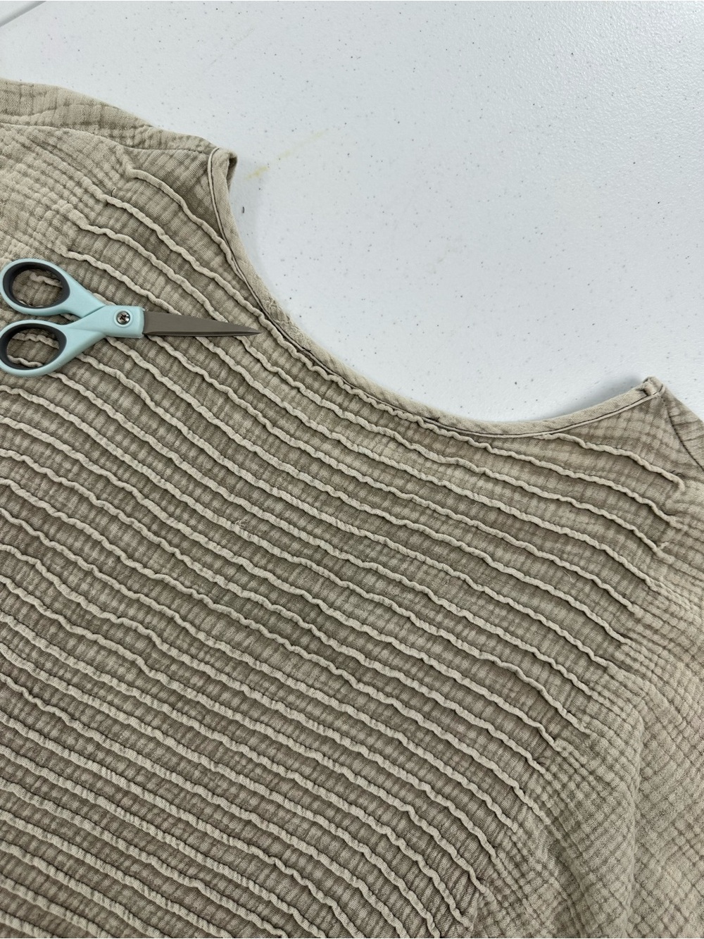 Three Bird Nest Quinn Gauze Puff Sleeve Babydoll Mini Dress Ash Cotton Boho 2.0 - Picture 10 of 11